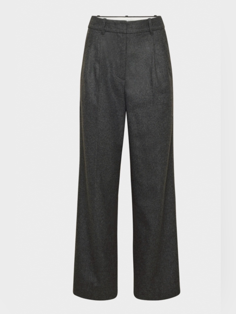 Rare Wilfred Effortless Pant Wool & Cashmere Wide Leg Pants in Gray Like New